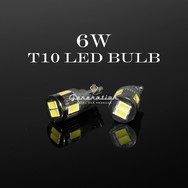 T10 LED BULB 6W ホワイト6500K
